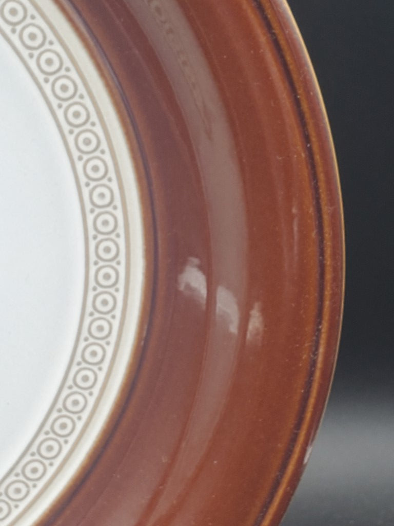 Set of 3 Denby Cognac Bread & Butter Plates LK