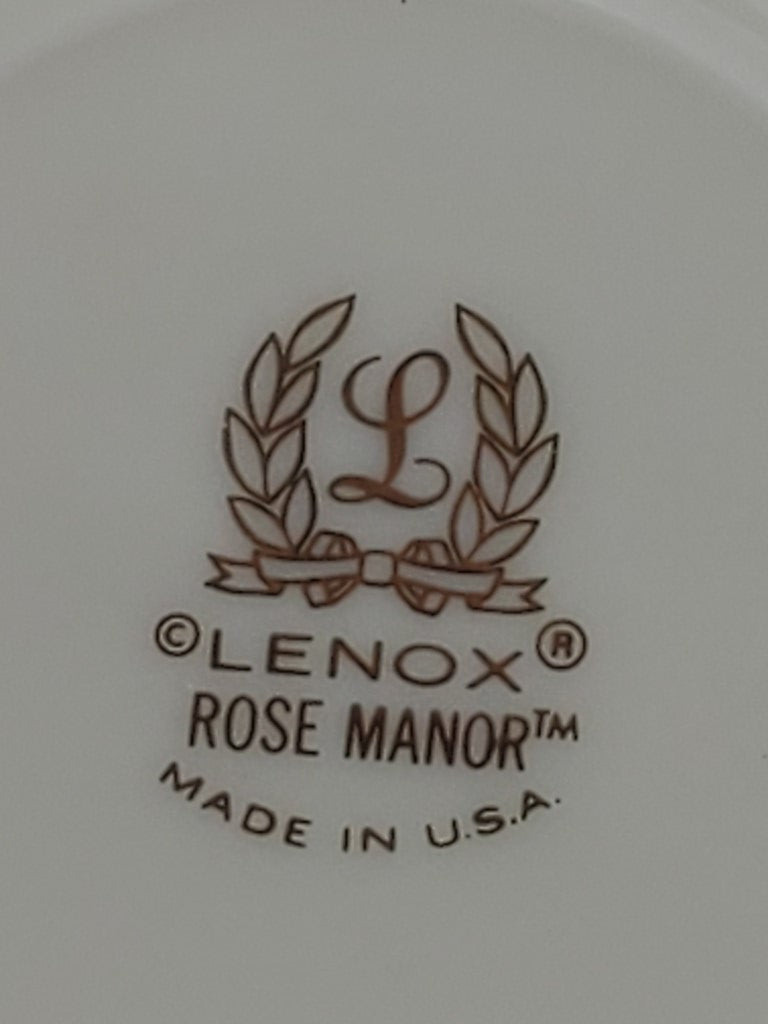 Lenox Rose Manor Sugar Bowl with Lid LK
