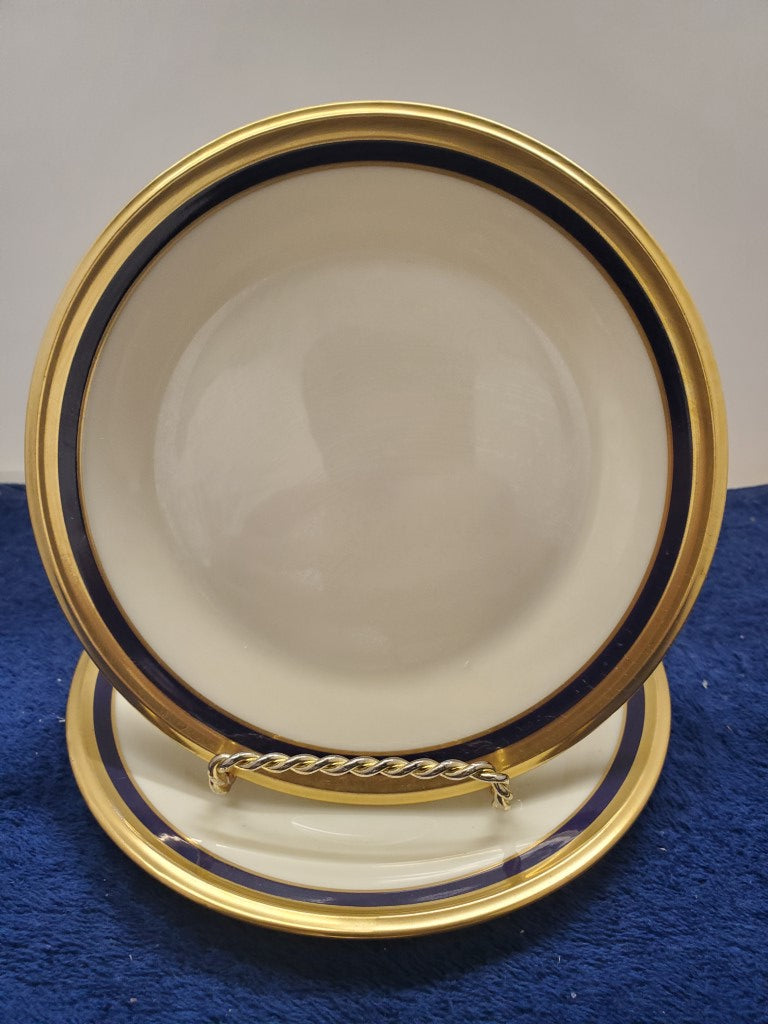 Set of 2 Lenox Blue Royale Bread & Butter Plates LK