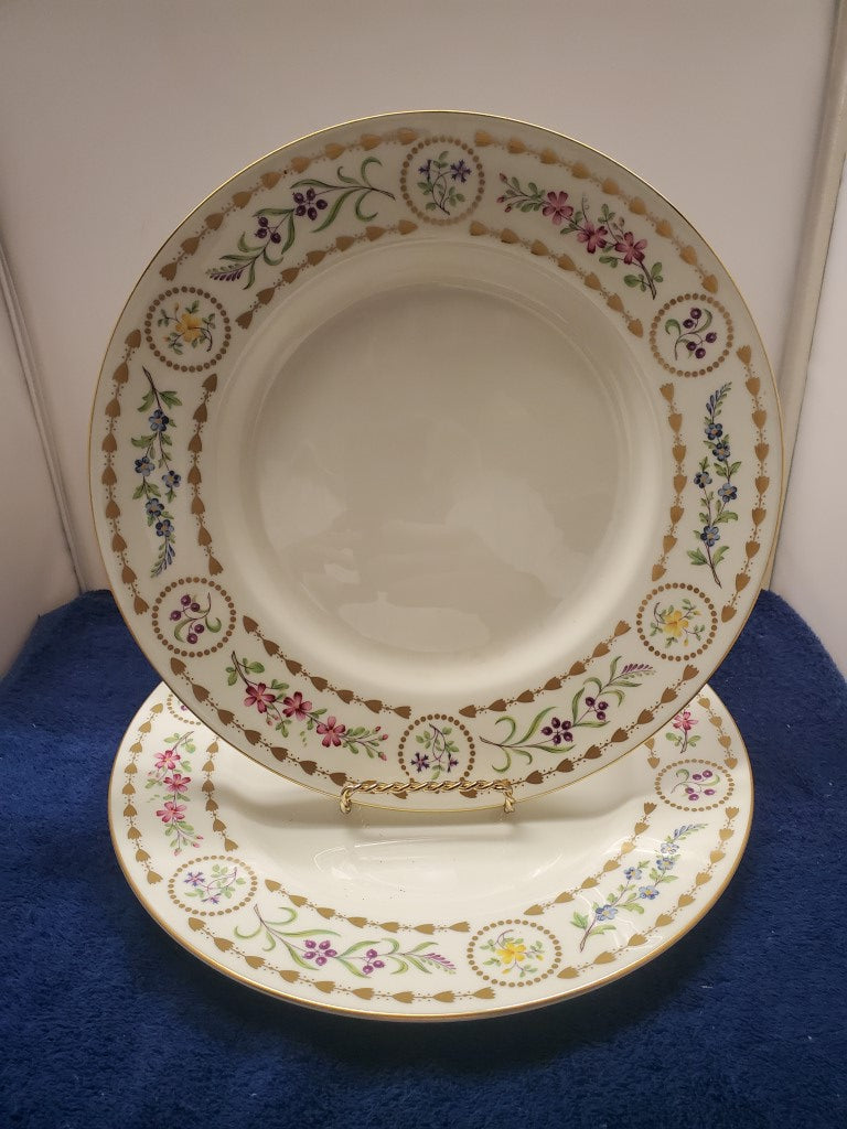 Set of 3 Royal Worcester Trianon Dinner Plates LK