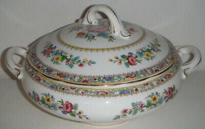 Coalport Ming Rose Round Covered Vegetable Bowl W/Lid