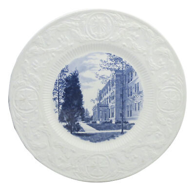 Wedgwood Duke University Blue Dinner Plate (Chapel Tower) (Imperfect)