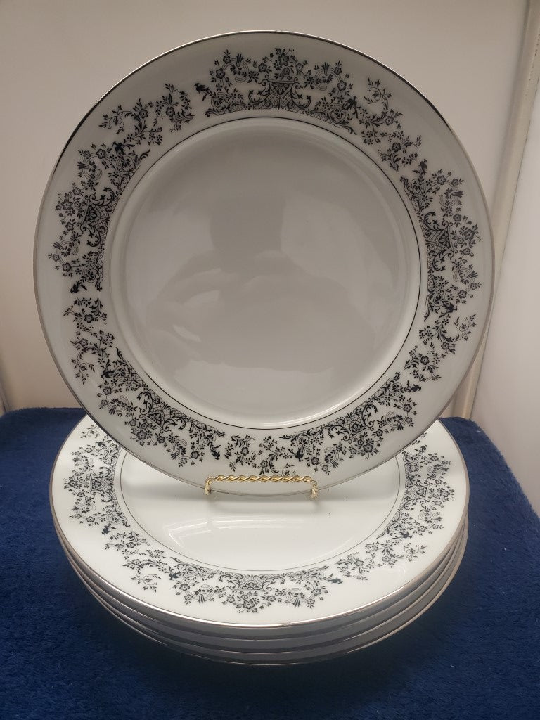 Set of 4 Noritake Geneva Bread & Butter Plates