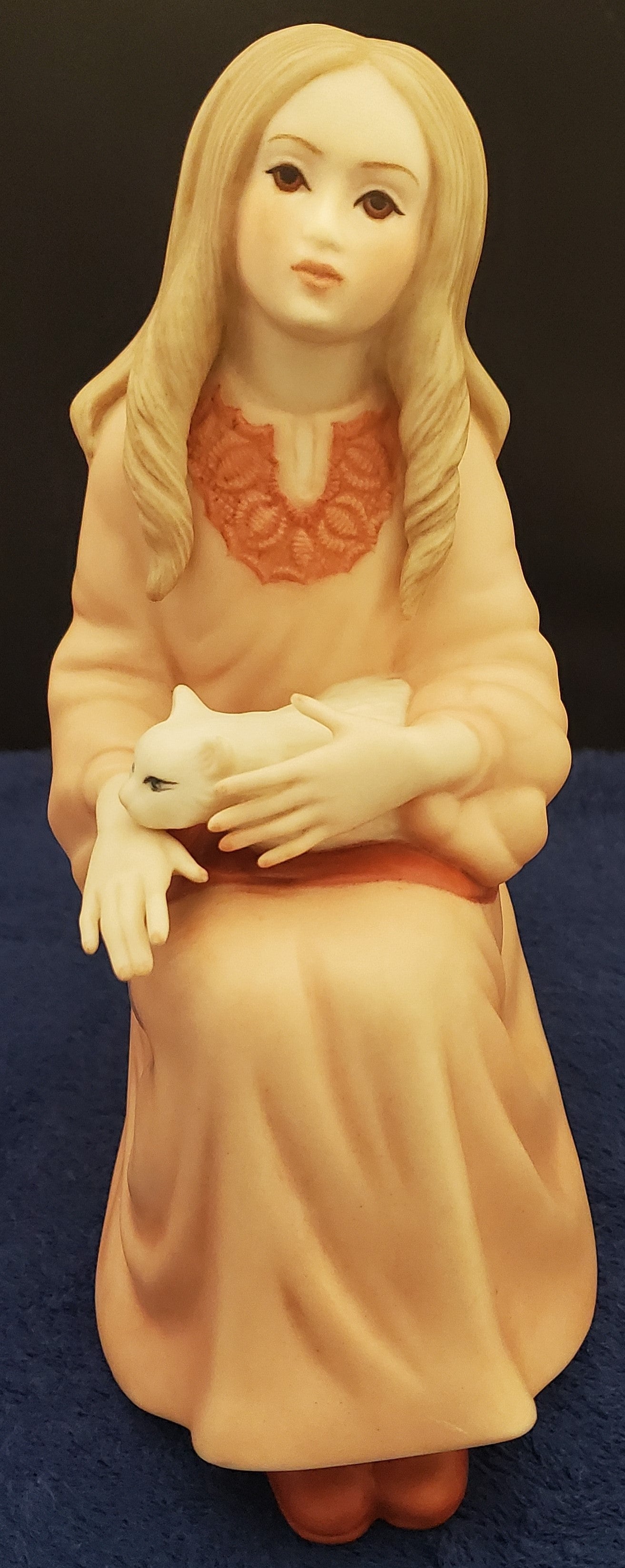 Ispanky (Goebel) Katrina (Girl Holding Cat) Figurine