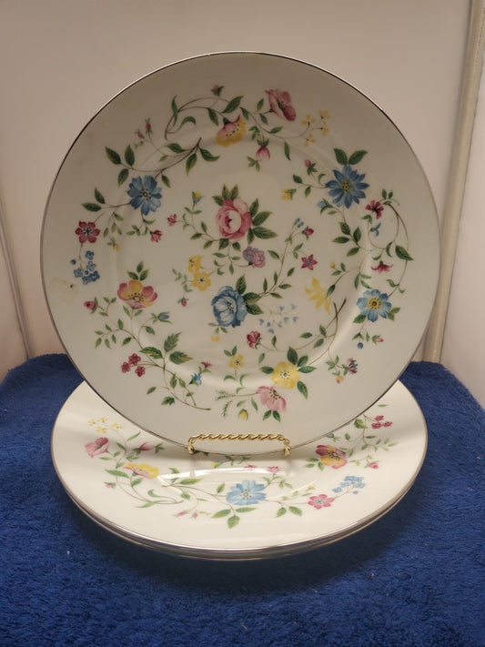 Set of 3 Oxford Garden Party Dinner Plates