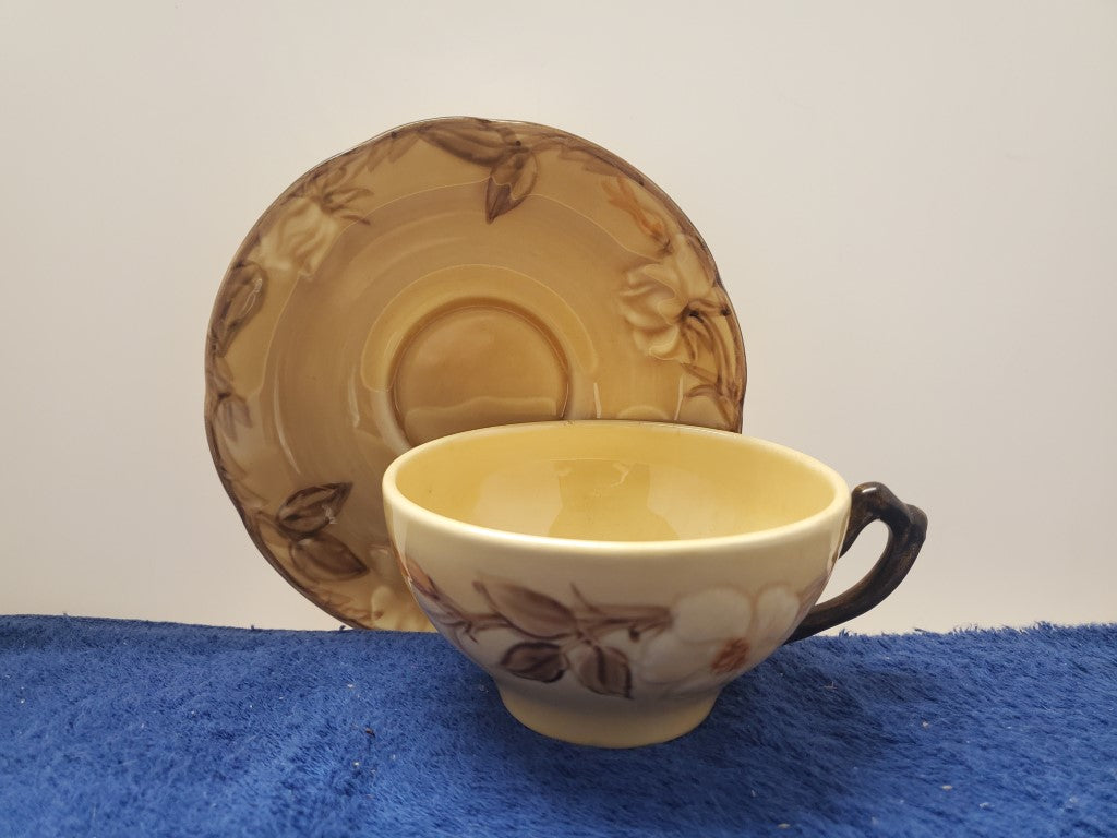 Set of 9 Franciscan Cafe Royal Cup & Saucer Sets