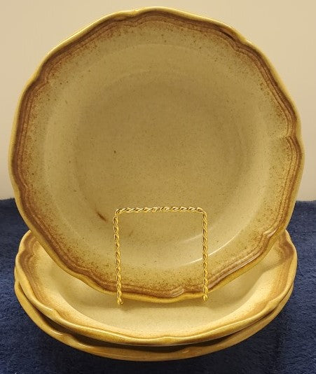 Set of 3 Mikasa Whole Wheat Rim Soup Bowls LK