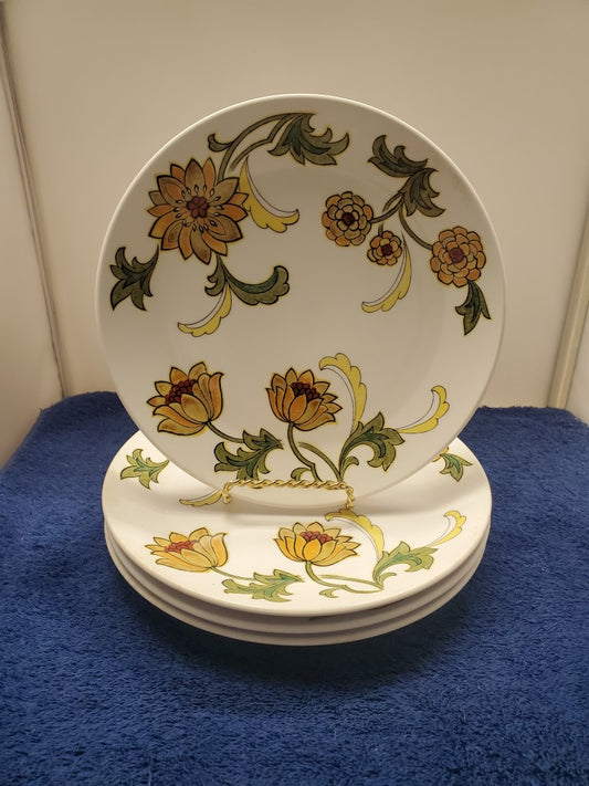 Set of 4 Noritake Aloha Salad Plates
