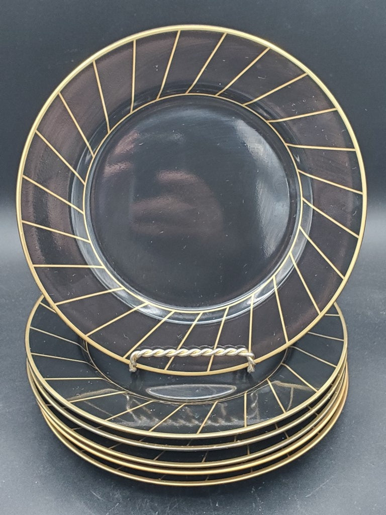 Set of 6 Fitz & Floyd Harlow Dinner Plates LK