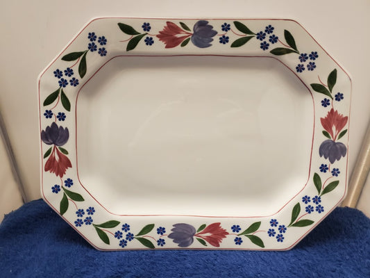 Adams Old Colonial 12" Oval Serving Platter LK