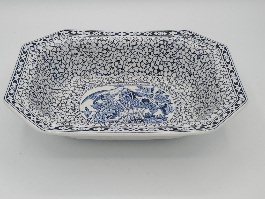 Adams Chinese Bird 9" Oval Vegetable Bowl LK