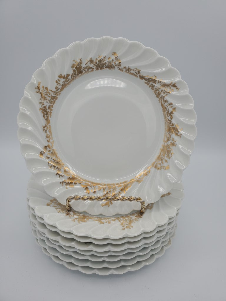 Set of 8 Haviland Ladore Dinner Plates LK