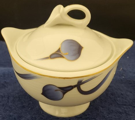 Mikasa Sapphire Silhouette Sugar Bowl & Lid LK