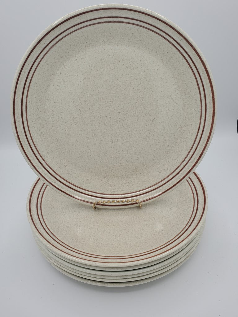 Set of 3 Royal Doulton Nutmeg Dinner Plates LK
