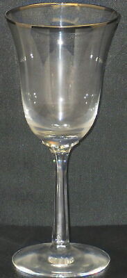 Set of 4 Lenox Maywood (Platinum Trim) Wine Glasses