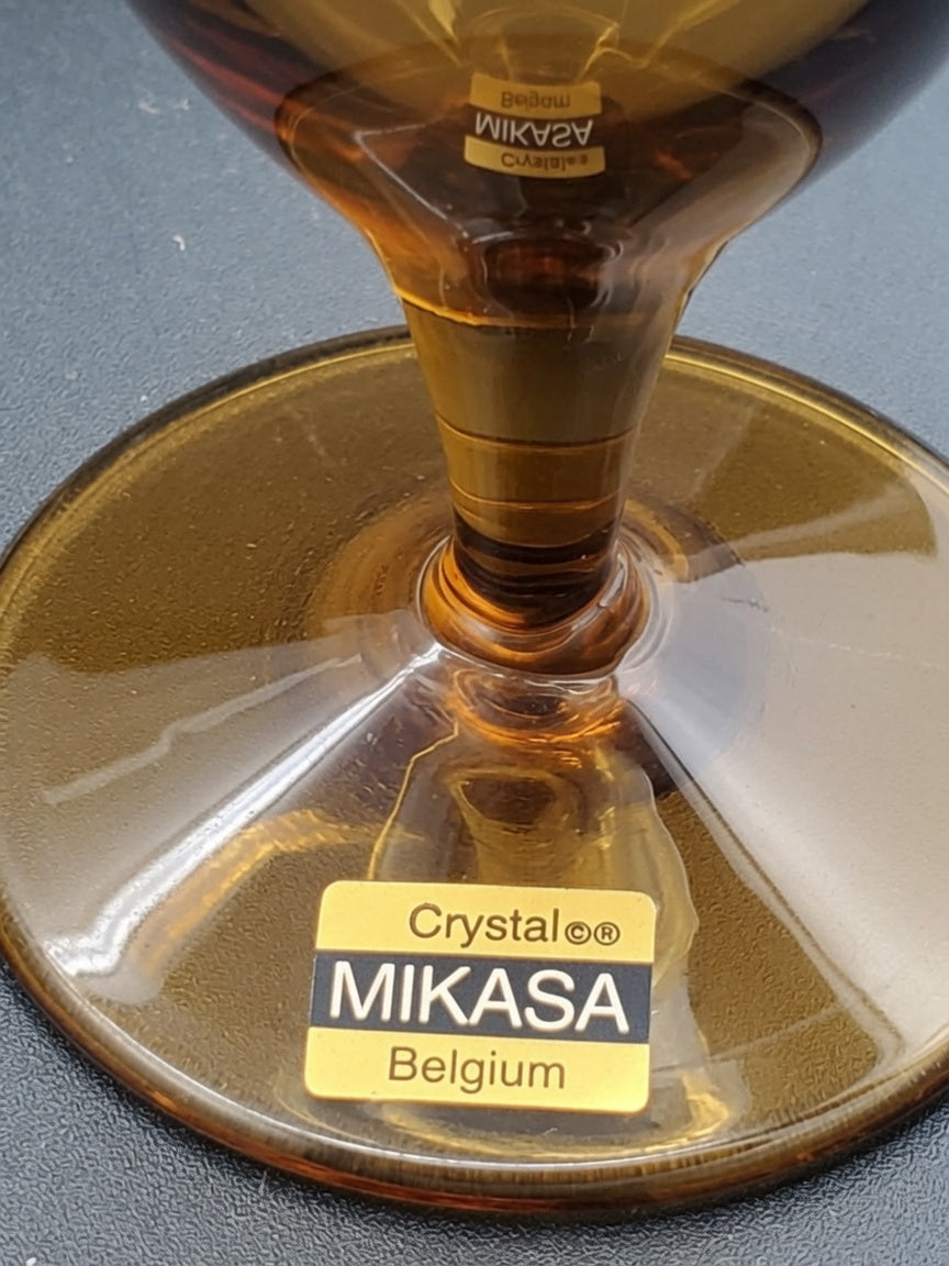 Set of 5 Mikasa Elegance Elegant Brown (Auburn) Iced Teas LK