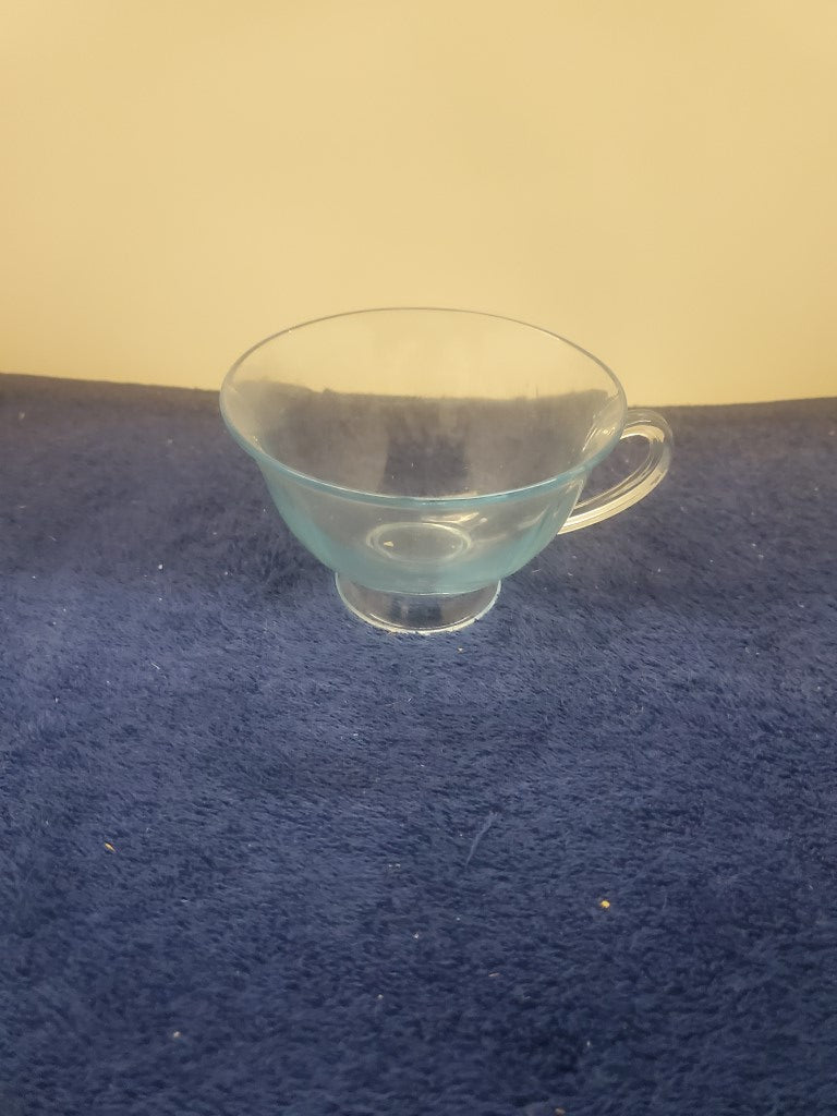 Depression Glass Fairfax Blue Cup SASE102225