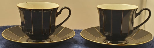 Set of 2 Mikasa Intimate Cup & Saucer Sets LK