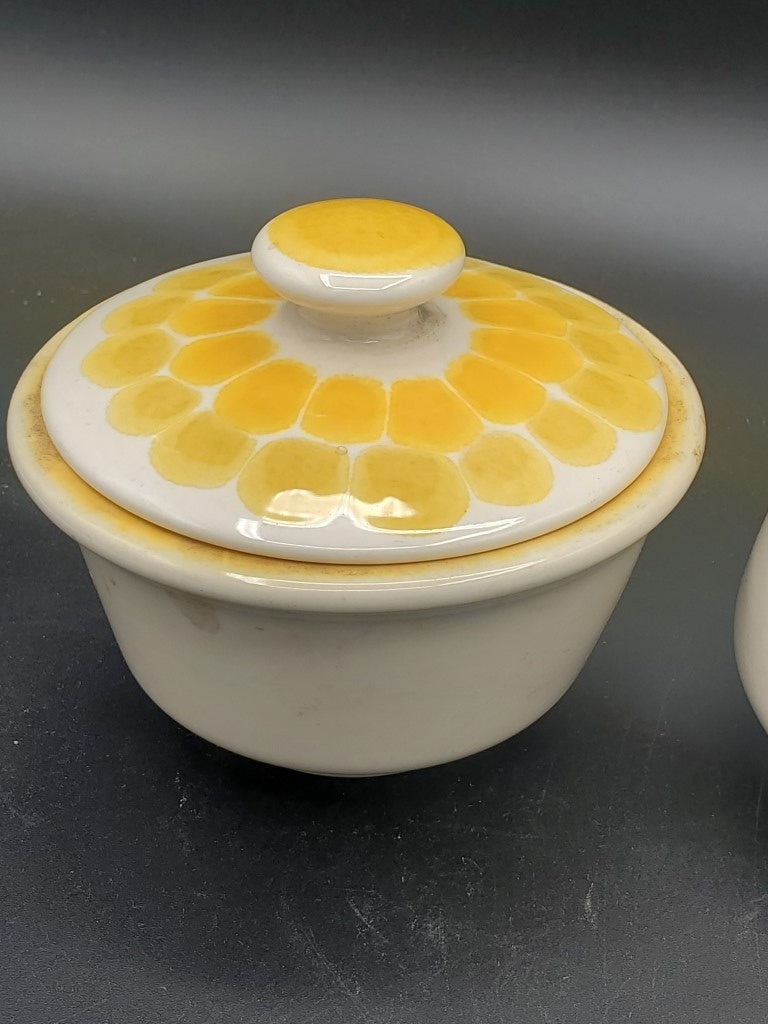 Franciscan Sundance (USA) Creamer & Sugar Bowl with Lid LK