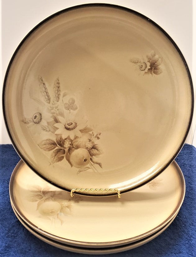 Set of 3 Denby/Langley Memories Dinner Plates LK