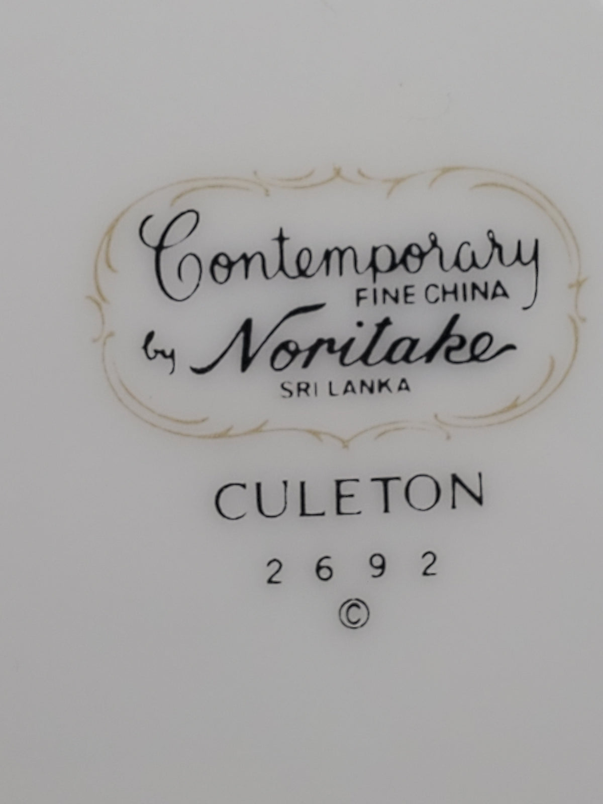 Set of 2 Noritake Culeton Dinner Plates LK