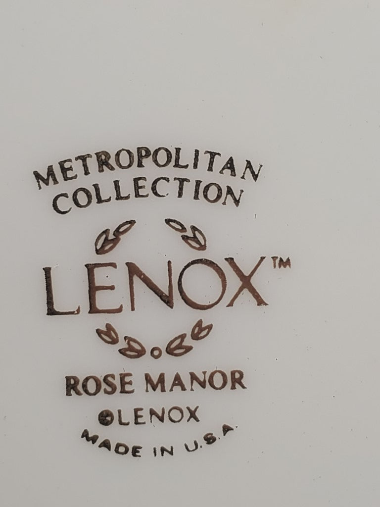 Set of 5 Lenox Rose Manor Cup & Saucer Sets LK