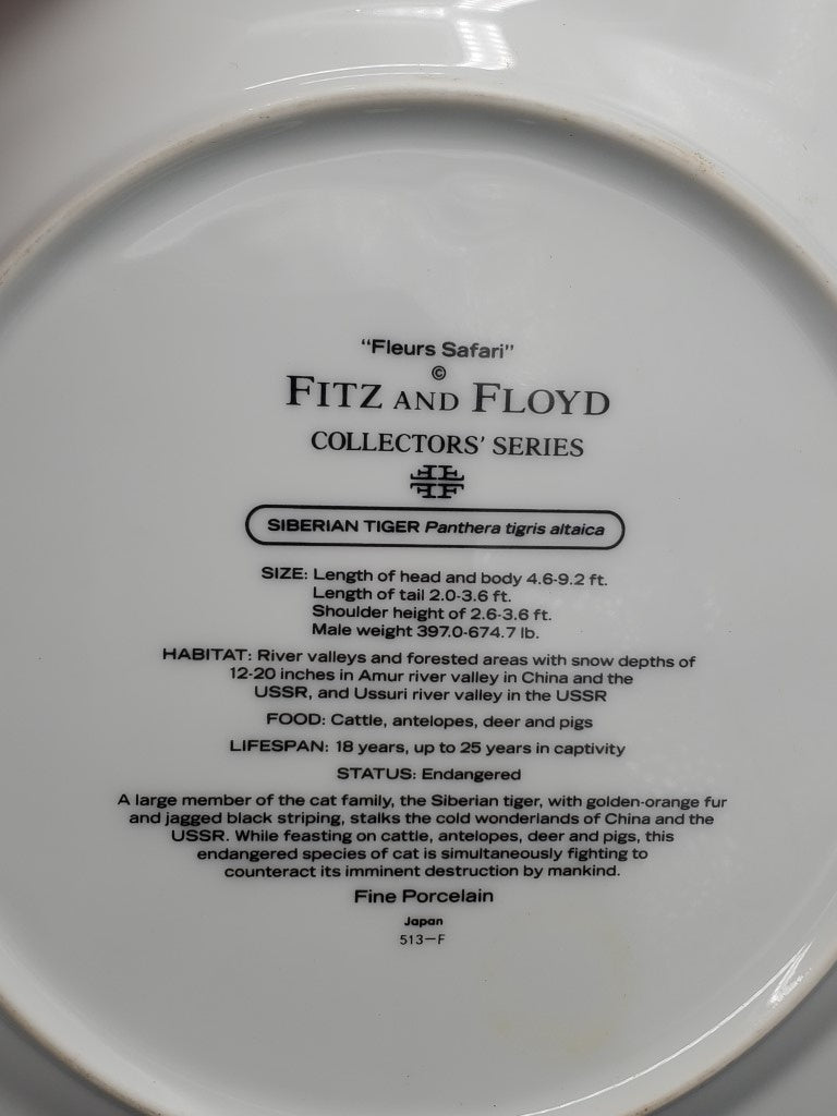 Fitz & Floyd Assorted Lot of Five Decorative Salad Plates LK