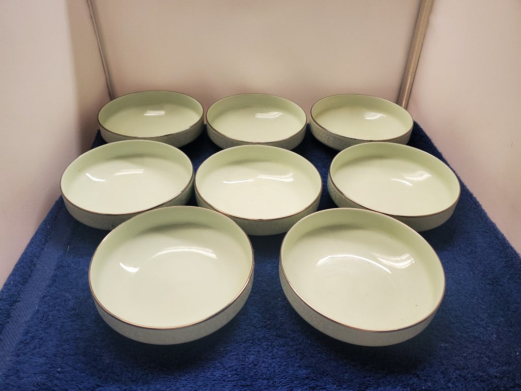 Set of 8 Noritake Honor Green Fruit Bowls LK