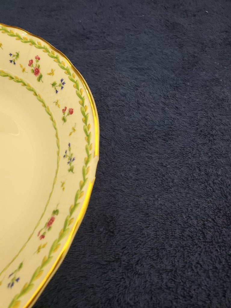 Bernardaud Artois Vert Lot of 2 Serving Pieces (Imperfect)