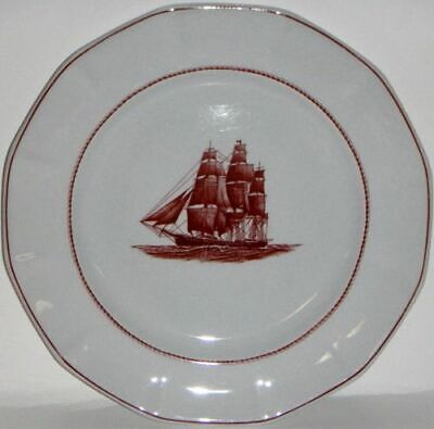 Set of 4 Wedgwood Flying Cloud-Rust Bread & Butter Plates