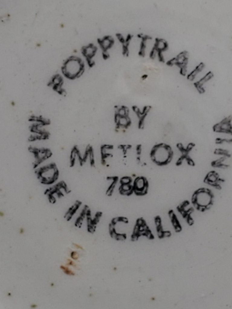 Set of 7 Metlox - Poppytrail - Vernon Moulin Coupe Soup Bowls LK