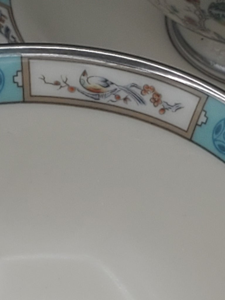 Set of 9 Lenox Plum Blossoms Cup & Saucer Sets LK