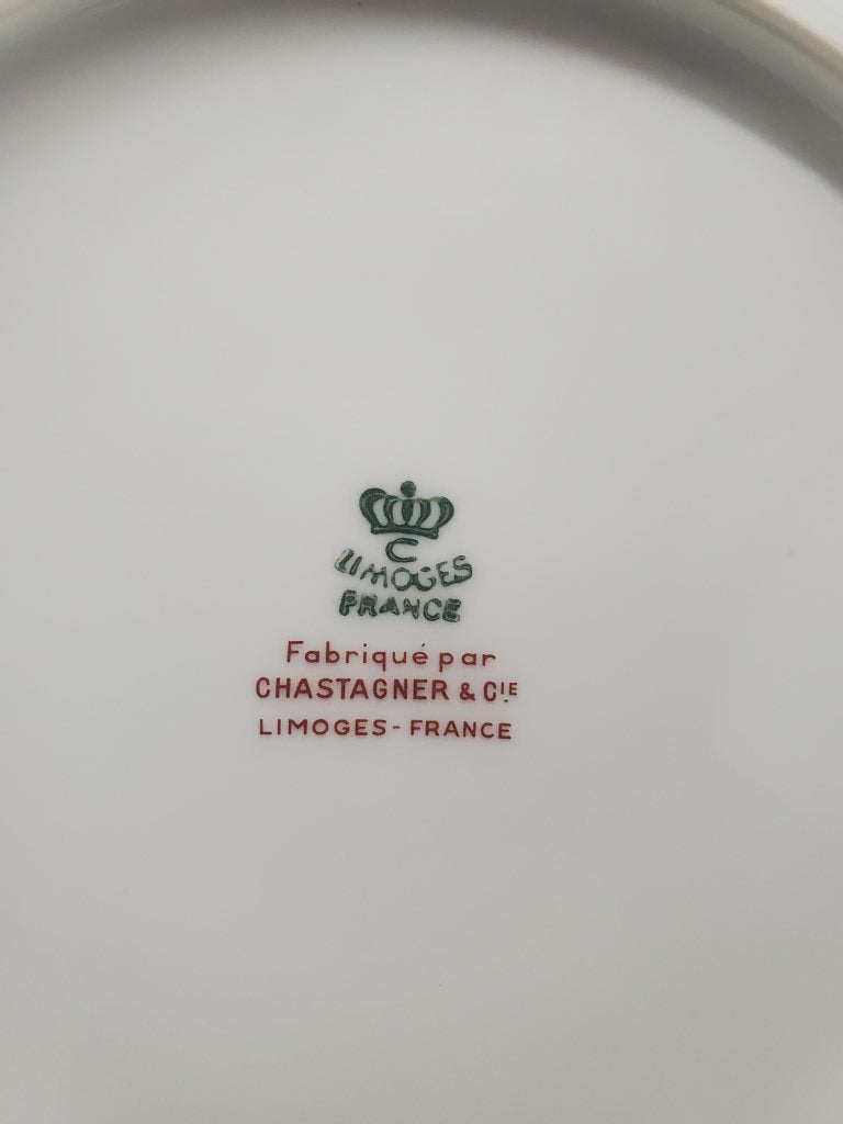 Chastagner Limoges (France) Unknown Chop Plate LK