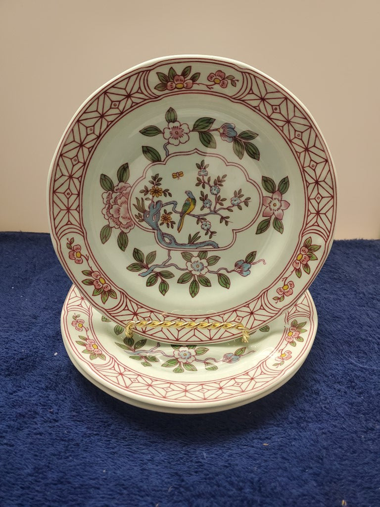 Set of 3 Adams Singapore Bird Bread & Butter Plates –
