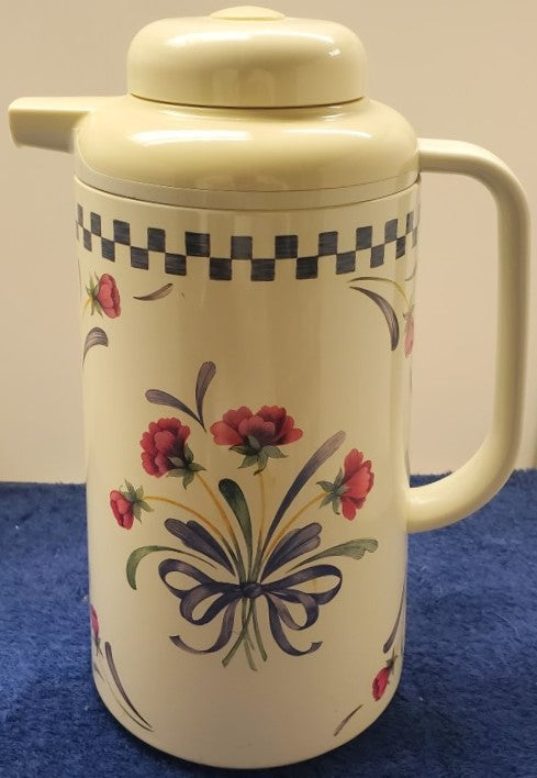 Lenox Poppies On Blue Thermos/Carafe
