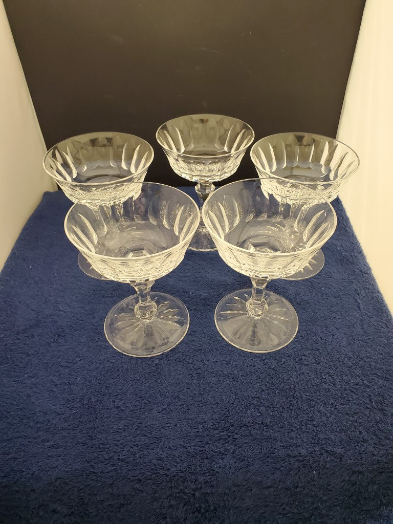 Set of 5 Waterford Innisfail Champagne/Tall Sherberts
