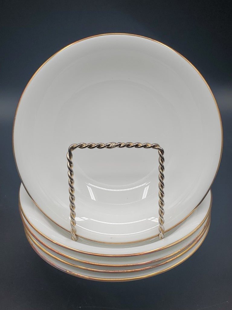Set of 5 Wedgwood Regal Gold Coupe Cereal Bowls LK
