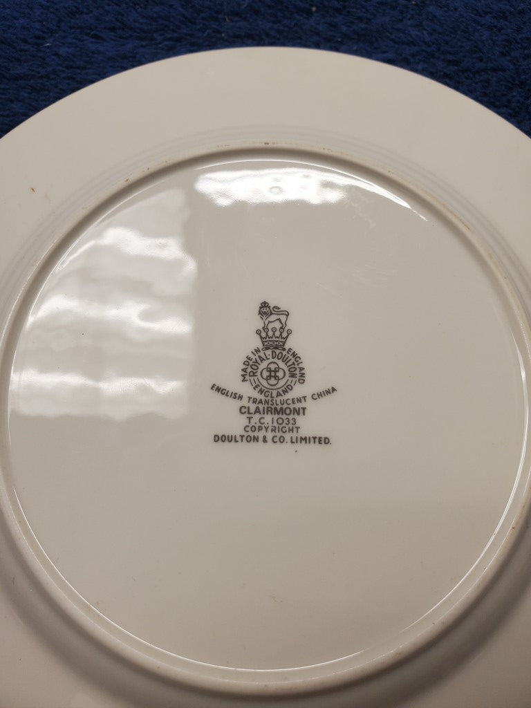 Set of 4 Royal Doulton Clairmont Bread & Butter Plates LK