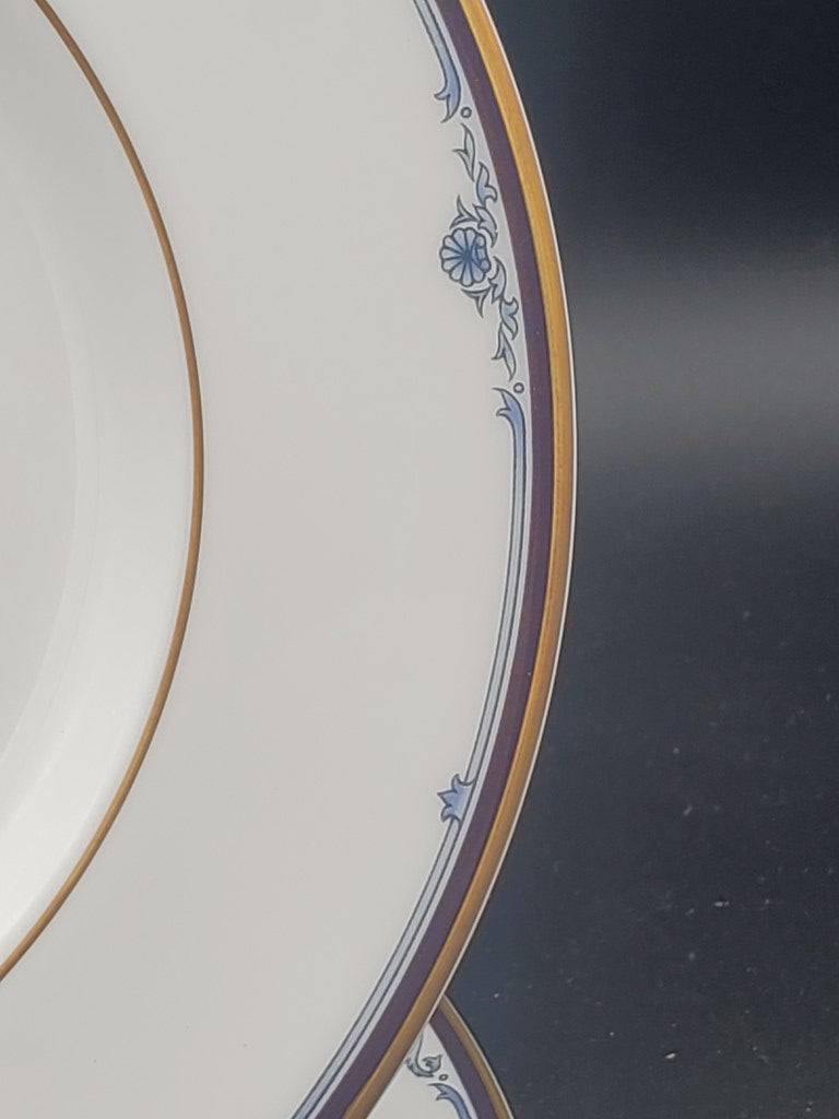 Set of 4 Royal Doulton Princeton Dinner Plates LK