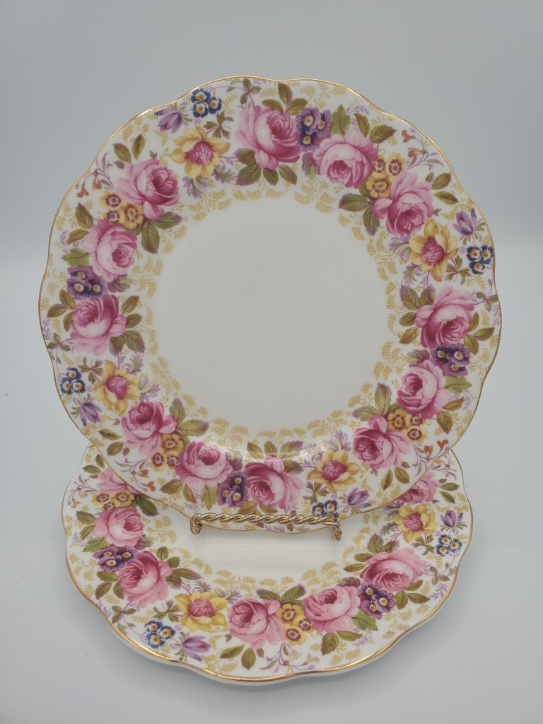 Set of 2 Royal Albert Serena Salad Plates LK