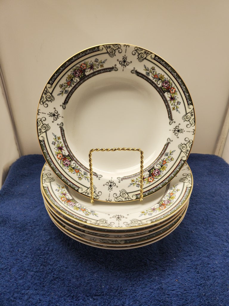 Set of 6 Mikasa Cambridge Rim Soup Bowls LK