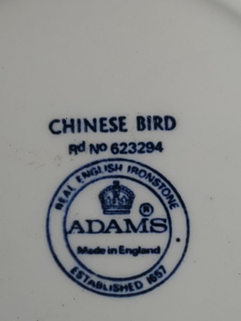 Set of 5 Adams Chinese Bird Coupe Cereal Bowls LK