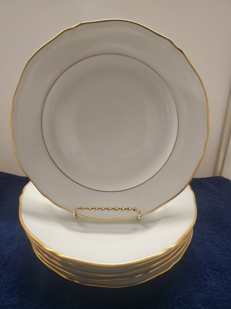 Set of 5 Chastagner Limoges (France) Unknown Luncheon Plates LK