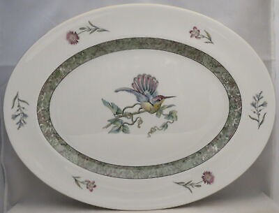 Wedgwood Humming Birds 15" Oval Serving Platter