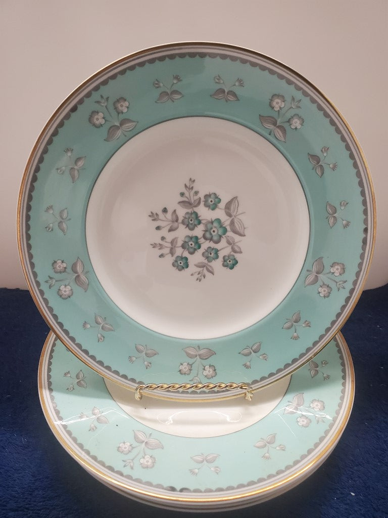 Set of 4 Wedgwood Pimpernel Salad Plates LK