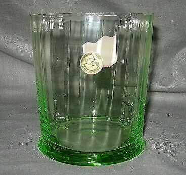Set of 4 Portieux Norma Light Green Double Old Fashioned Glasses