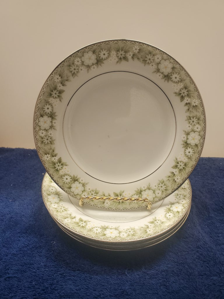 Set of 4 Noritake Princeton Bread & Butter Plates LK