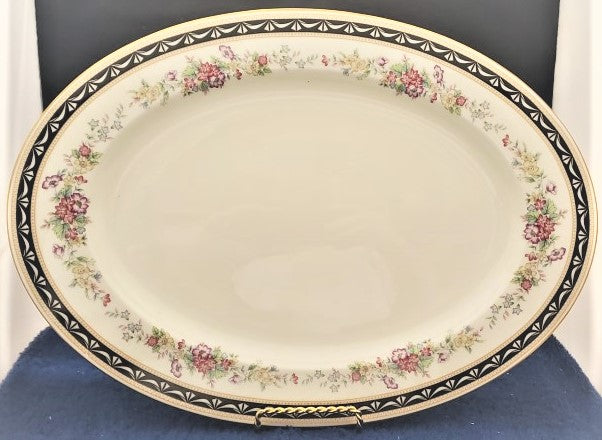 Mikasa Diplomat 15" Oval Serving Platter LK –