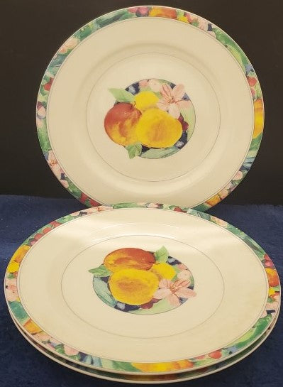 Set of 3 Mikasa Exotic Garden Salad Plates LK