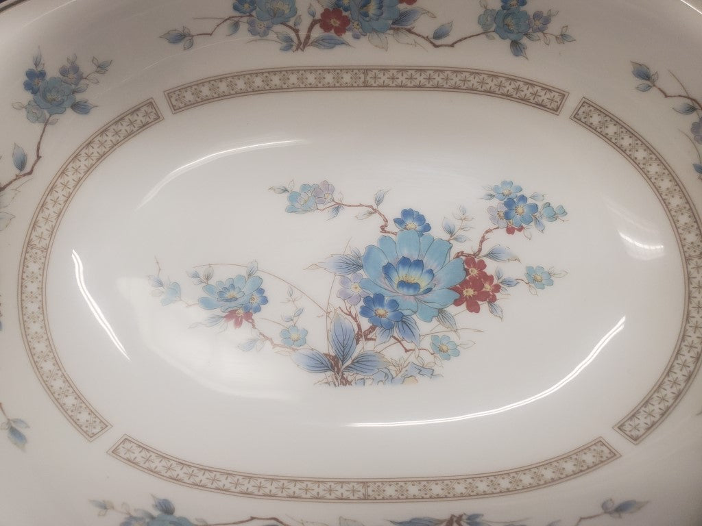 Noritake Bleufleur Oval Vegetable Bowl LK